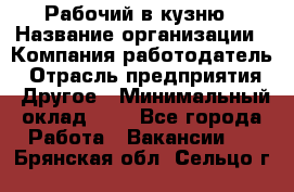 Рабочий в кузню › Название организации ­ Компания-работодатель › Отрасль предприятия ­ Другое › Минимальный оклад ­ 1 - Все города Работа » Вакансии   . Брянская обл.,Сельцо г.